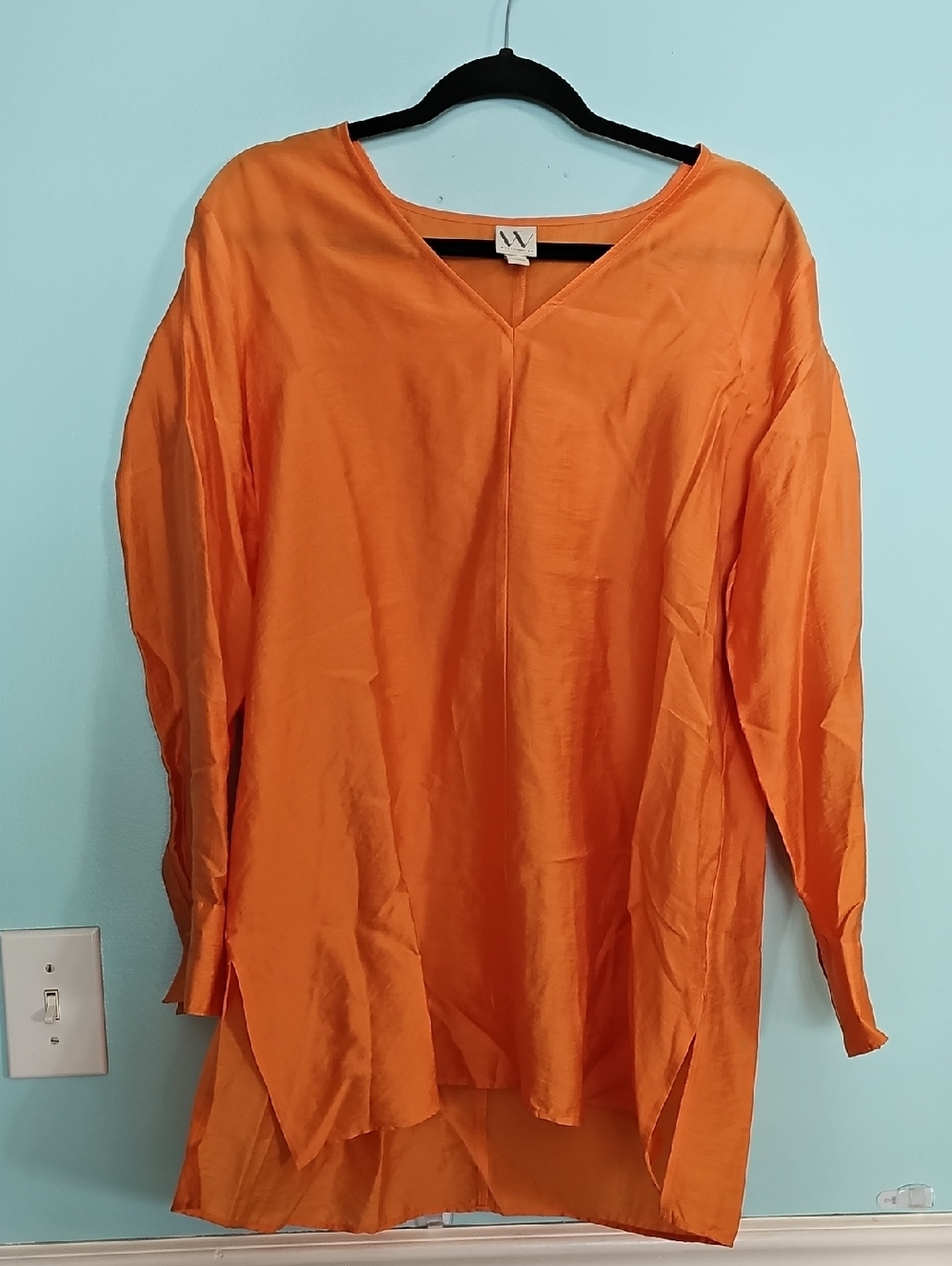 Worthington Orange V-Neck Tunic